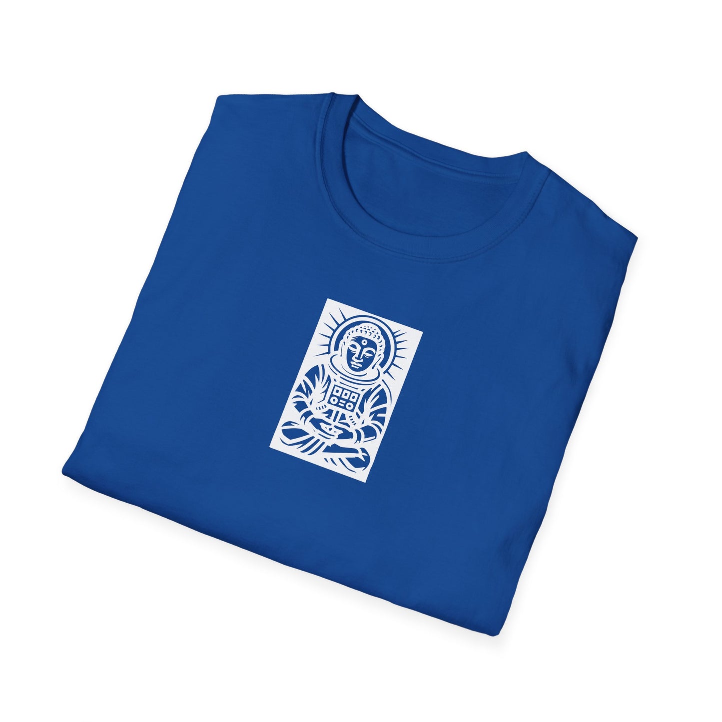 Buddha Astronaut Block Print - T-Shirt