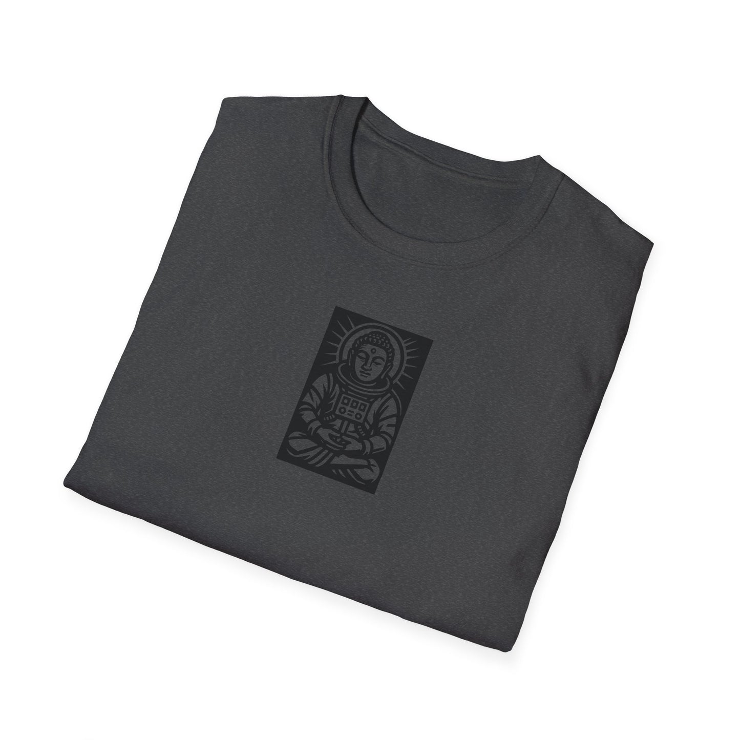 Buddha Astronaut Block Print - T-Shirt