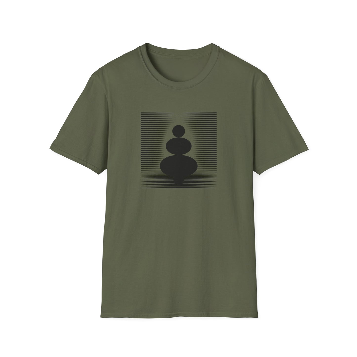 Zen Rocks Silhouette - T-Shirt