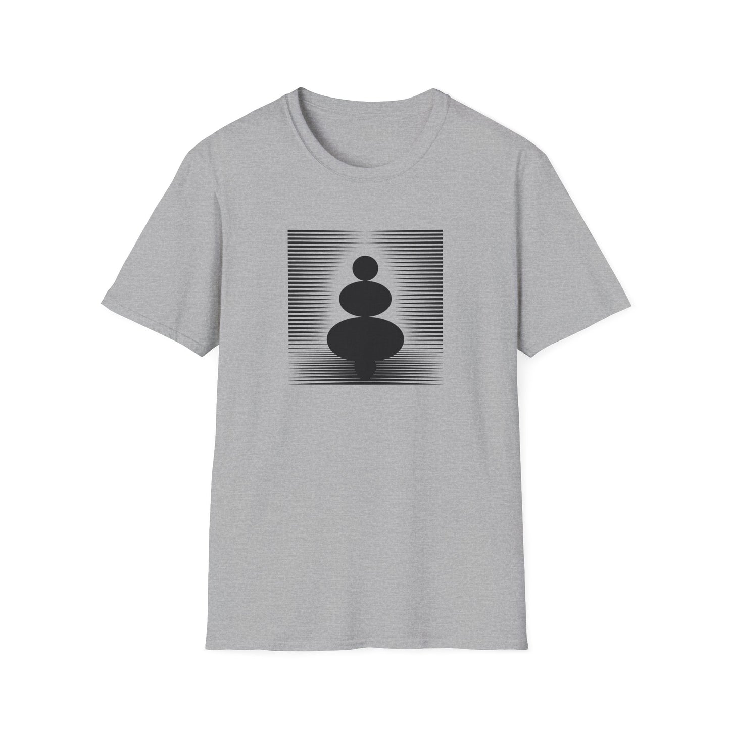 Zen Rocks Silhouette - T-Shirt