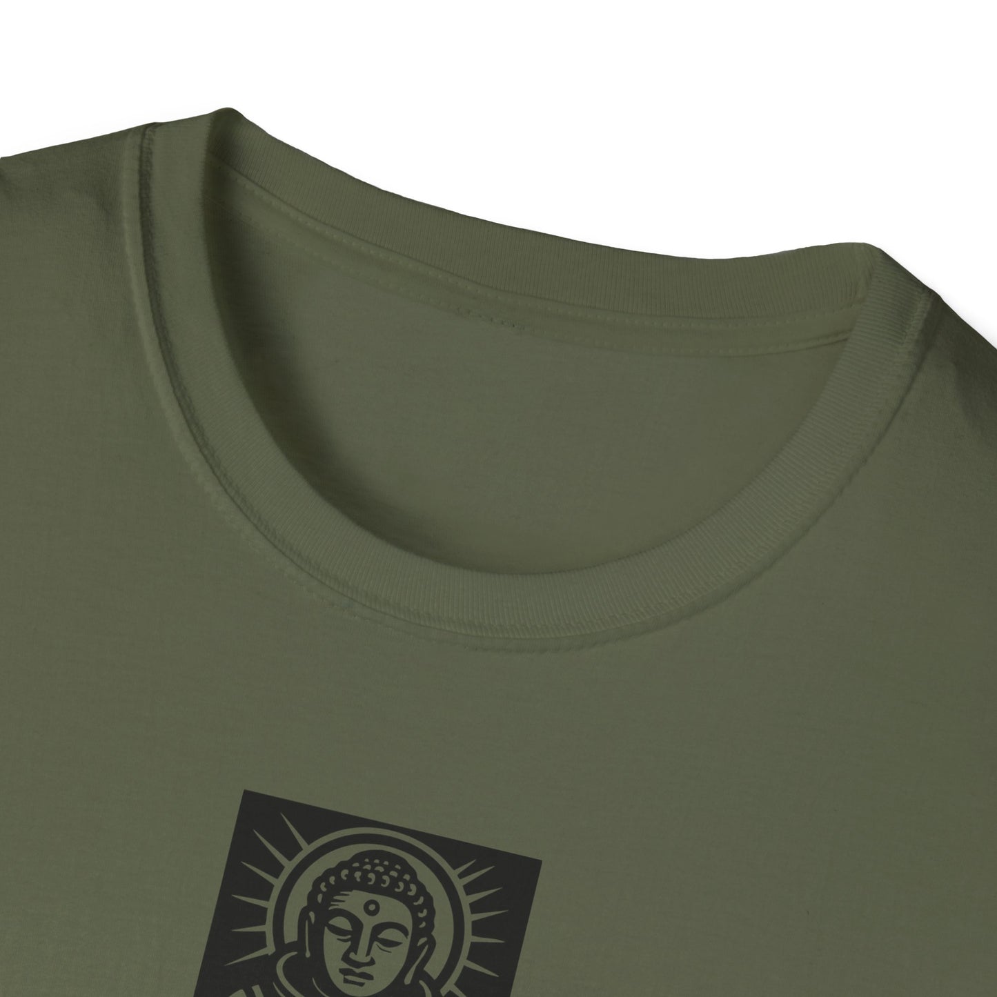Buddha Astronaut Block Print - T-Shirt