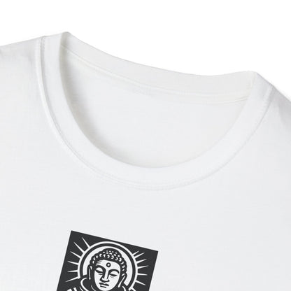 Buddha Astronaut Block Print - T-Shirt