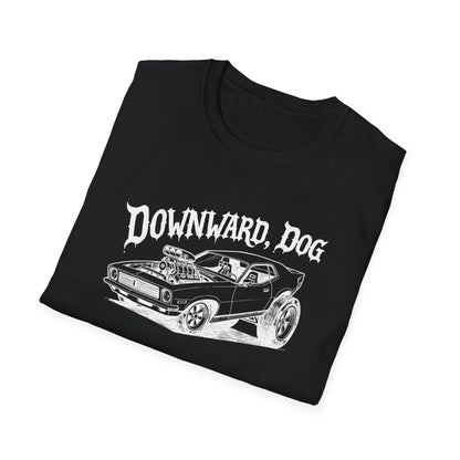 Downward, Dog - Car - T Shirt
