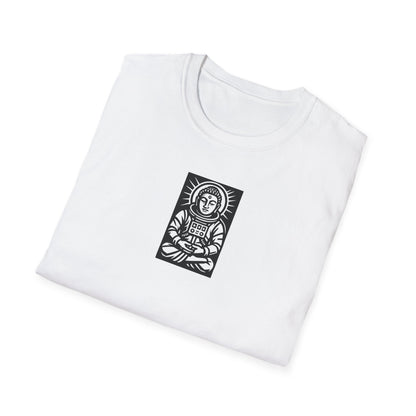 Buddha Astronaut Block Print - T-Shirt