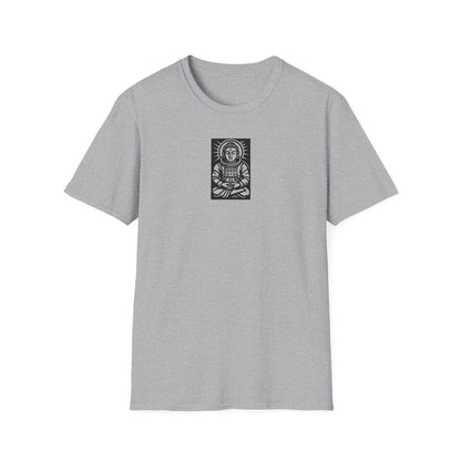 Buddha Astronaut Block Print - T-Shirt