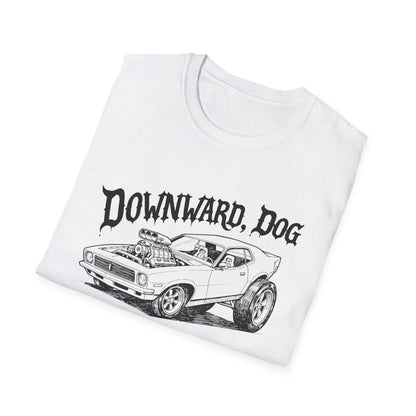 Downward, Dog - Car - T Shirt