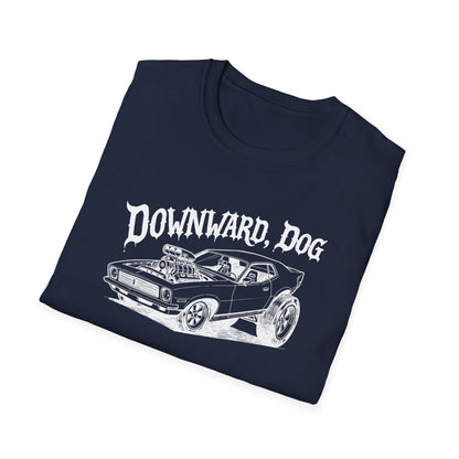 Downward, Dog - Car - T Shirt