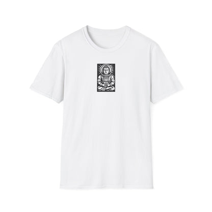 Buddha Astronaut Block Print - T-Shirt