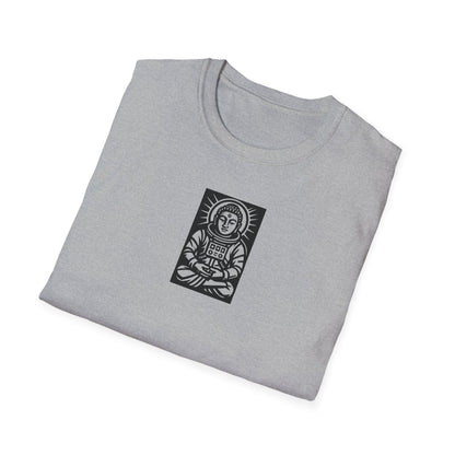 Buddha Astronaut Block Print - T-Shirt