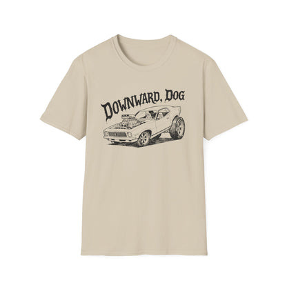 Downward, Dog - Car - T Shirt