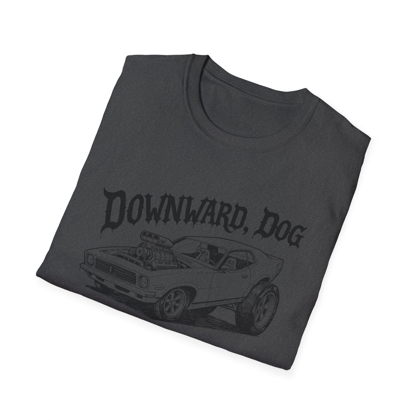 Downward, Dog - Car - T Shirt